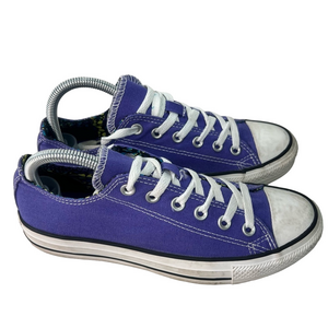 CONVERSE Women’s CTAS Purple Dual Tongue Low Shoe Size 8 #285